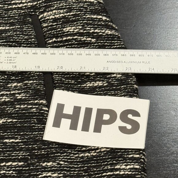 Talbots Tweed Wool Blend Black White Pockets Womens Lined Pencil Skirt Size 16 - Picture 10 of 11